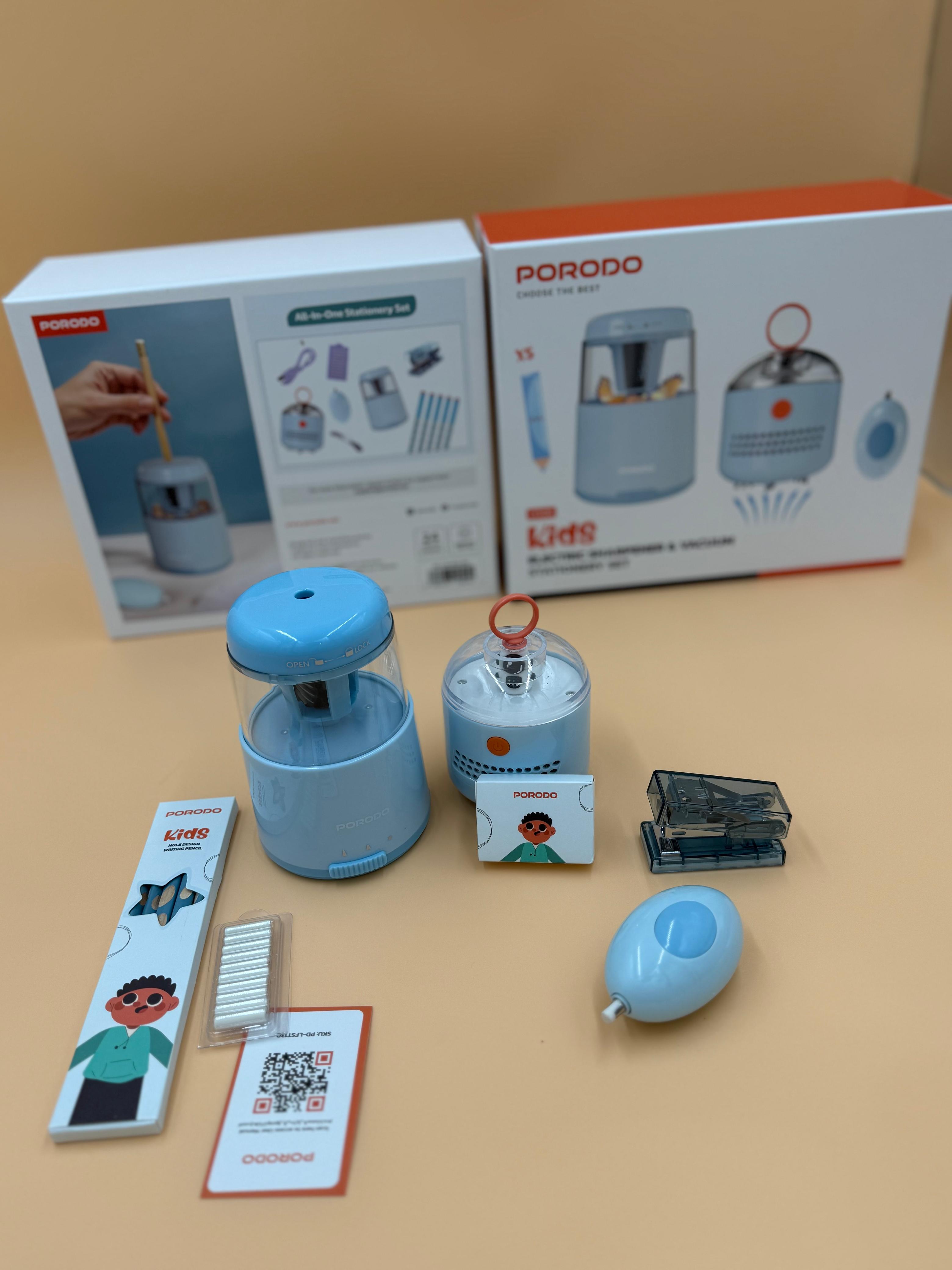 عدة الاطفال المكتبية - ازرق